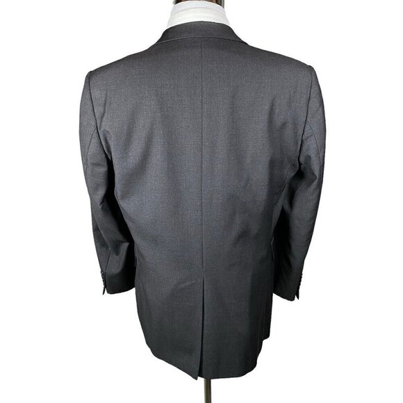 Jack Victor Sport Jacket 41R Loro Piana Zelander Wool Ryder Charcoal Two Button - Picture 6 of 16